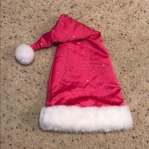 Hot pink Santa hat